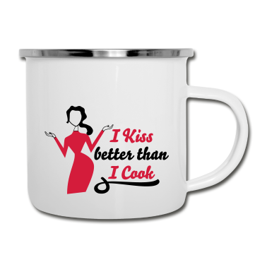 Kochen Emaille Tasse - kochen