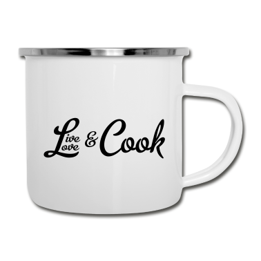Kochen Emaille Tasse - kochen