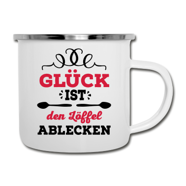 Kochen Emaille Tasse - Koch