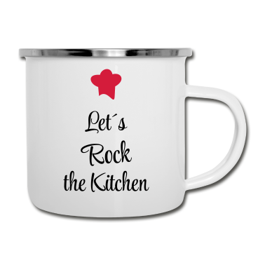 Kochen Emaille Tasse - Koch