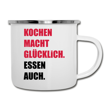 Kochen Emaille Tasse - kochen