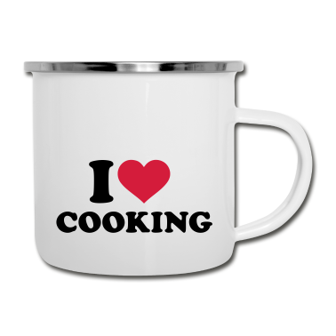 Kochen Emaille Tasse - Kochen