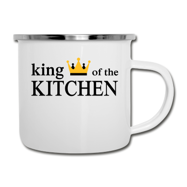 Kochen Emaille Tasse - Koch