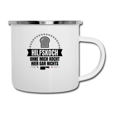 Kochen Emaille Tasse - Koch