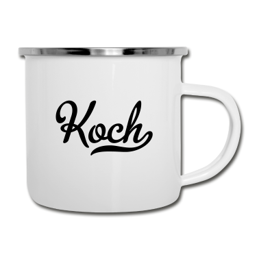 Kochen Emaille Tasse - Koch
