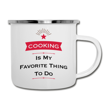 Kochen Emaille Tasse - Koch