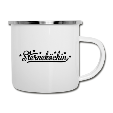 Kochen Emaille Tasse - Koch