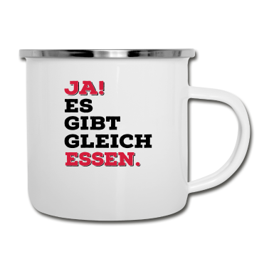 Kochen Emaille Tasse - Koch