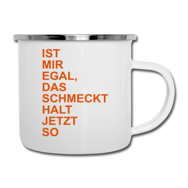 Kochen Emaille Tasse - Koch