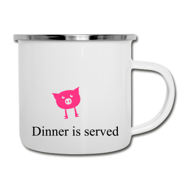 Kochen Emaille Tasse - kochen