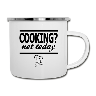 Kochen Emaille Tasse - Koch