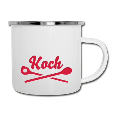 Kochen Emaille Tasse - Koch