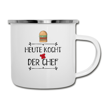 Kochen Emaille Tasse - Kochen