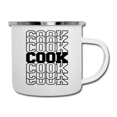 Kochen Emaille Tasse - Koch