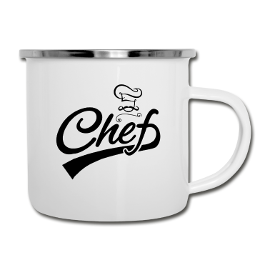 Kochen Emaille Tasse - Koch