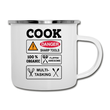 Kochen Emaille Tasse - Koch