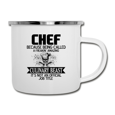 Kochen Emaille Tasse - Koch