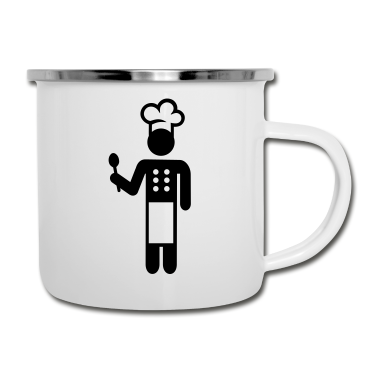 Kochen Emaille Tasse - Koch