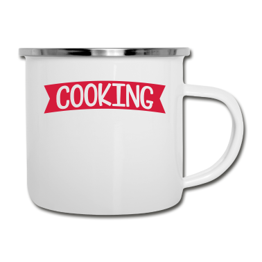 Kochen Emaille Tasse - Koch