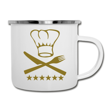 Kochen Emaille Tasse - Kochen