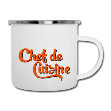 Kochen Emaille Tasse - Koch