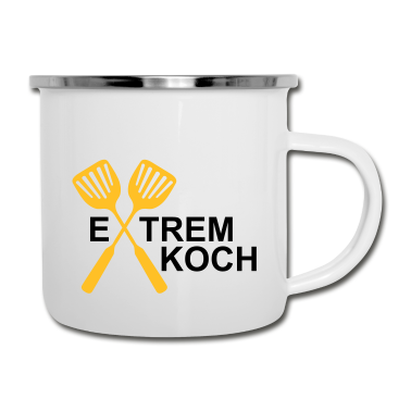 Kochen Emaille Tasse - Koch