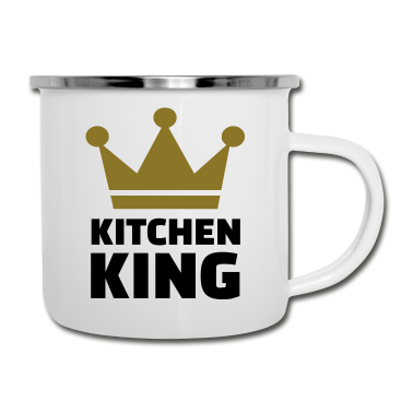 Kochen Emaille Tasse - Koch