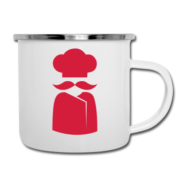 Kochen Emaille Tasse - Koch