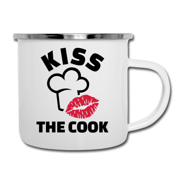 Kochen Emaille Tasse - Koch
