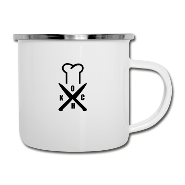 Kochen Emaille Tasse - Koch