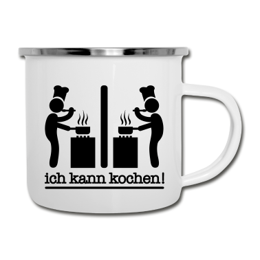 Kochen Emaille Tasse - kochen