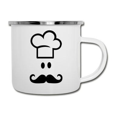 Kochen Emaille Tasse - Koch