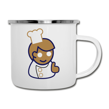 Kochen Emaille Tasse - Koch