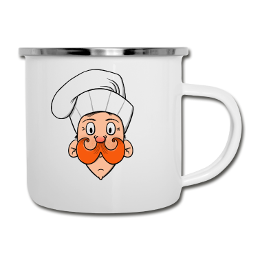 Kochen Emaille Tasse - Koch