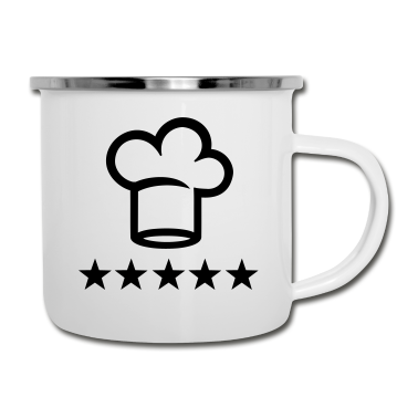 Kochen Emaille Tasse - Koch