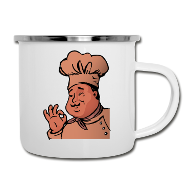 Kochen Emaille Tasse - Kochen