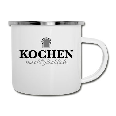 Kochen Emaille Tasse - Kochen