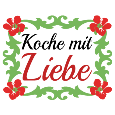 Motiv Koche mit Liebe, kochen, Koch, Köchin