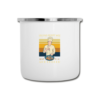 Kochen Emaille Tasse - Koch