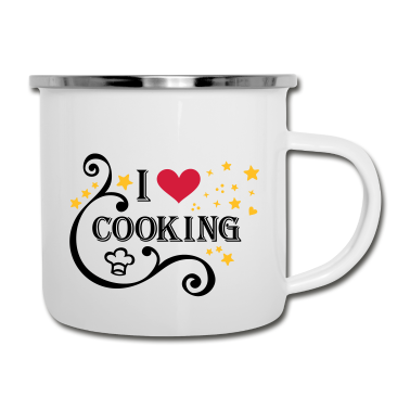 Kochen Emaille Tasse - Kochen - Koch Köchin Essen