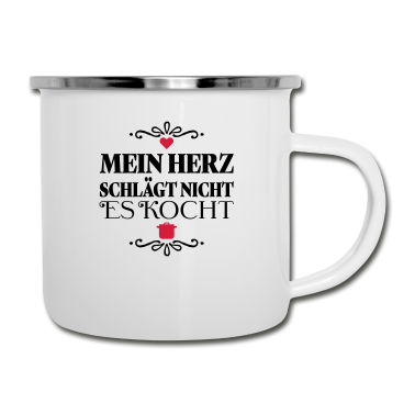 Kochen Emaille Tasse - Kochen
