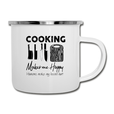 Kochen Emaille Tasse - Kochen