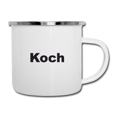 Kochen Emaille Tasse - Koch
