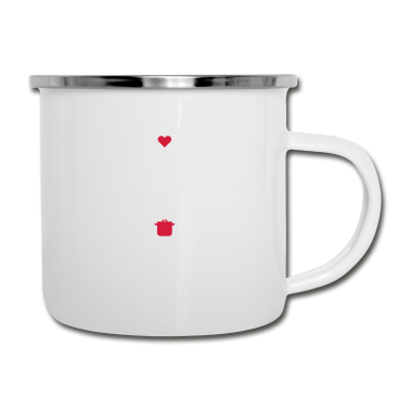 Kochen Emaille Tasse - Kochen