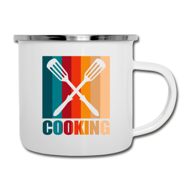 Kochen Emaille Tasse - Kochen