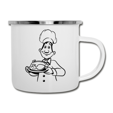 Kochen Emaille Tasse - kochen koch stolz hähnchen