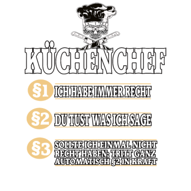 Motiv Küchenchef Koch Kochen
