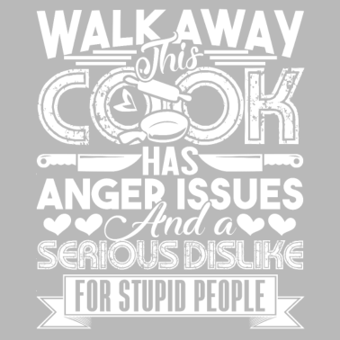 Motiv Koch Koch hat Ärgerprobleme