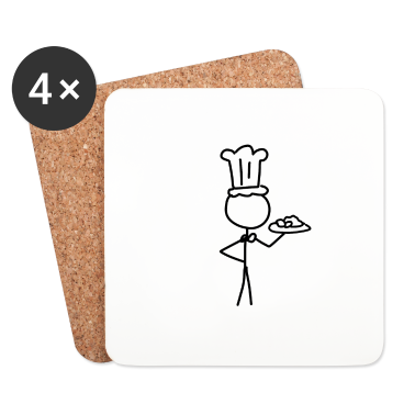 Kochen Untersetzer - Koch kochen