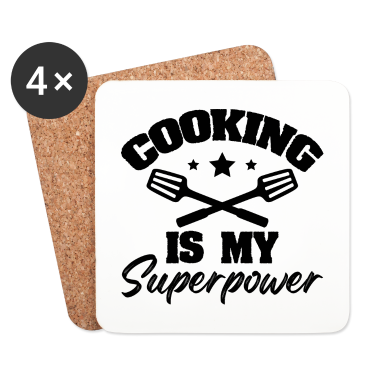 Kochen Untersetzer - kochen superpower koch